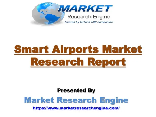 Smart Airports Market Worth US$ 19 Billion by 2024