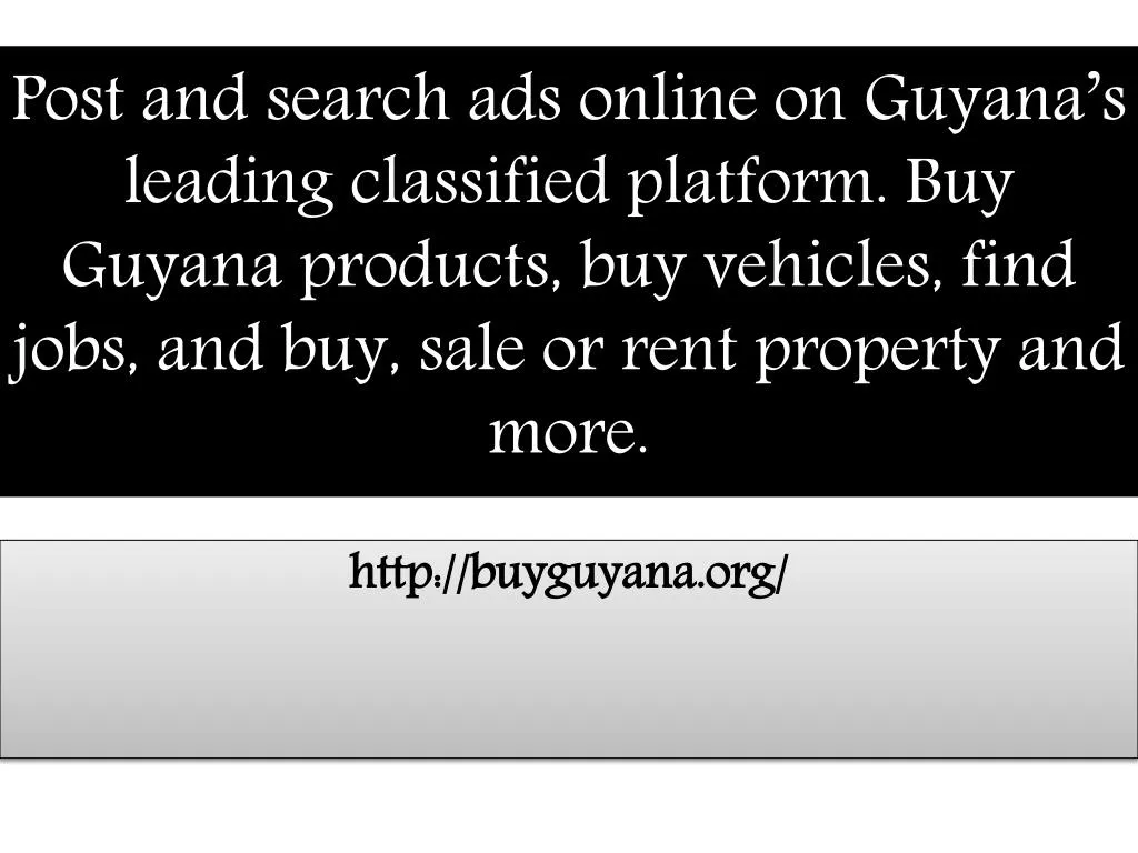 http buyguyana org