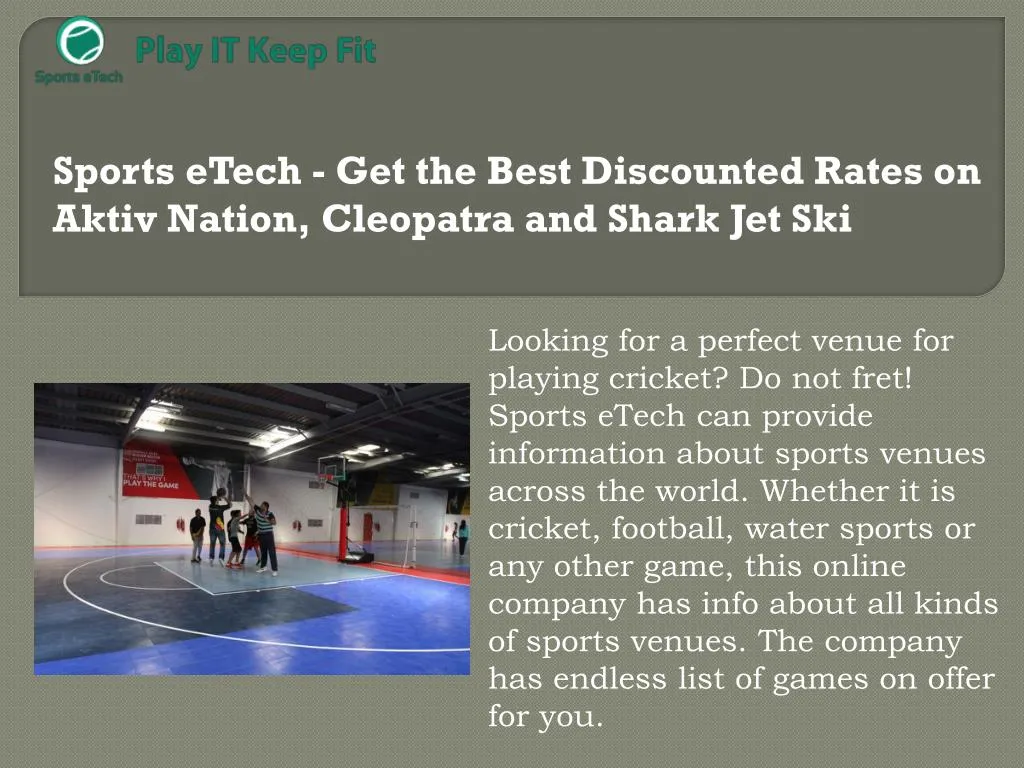 sports etech get the best discounted rates