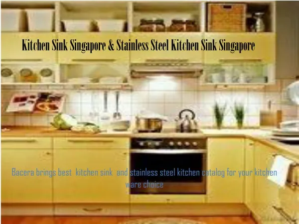 Stainless Steel Kitchen Sink Singapore | Kitchen Sink Singapore