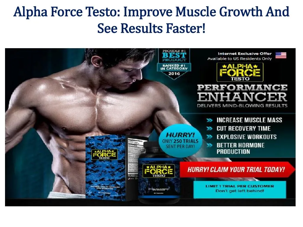 alpha force testo improve muscle growth