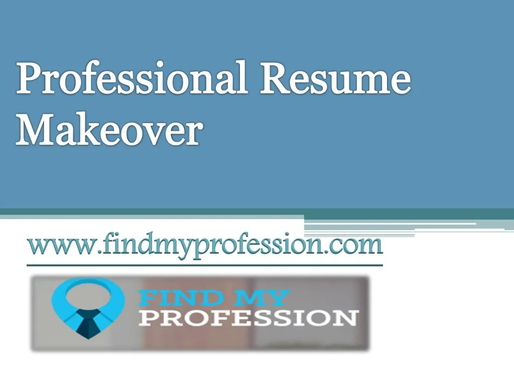 professional resume makeover