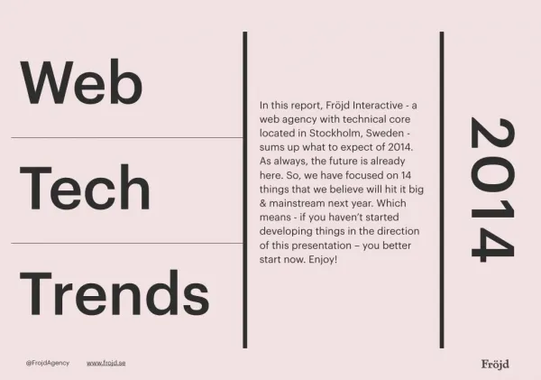 14 Web tech trends 2014