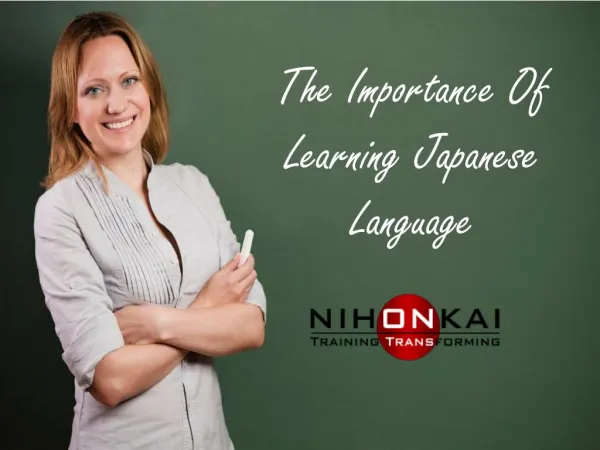 The Importance Of Learning Japanese Language