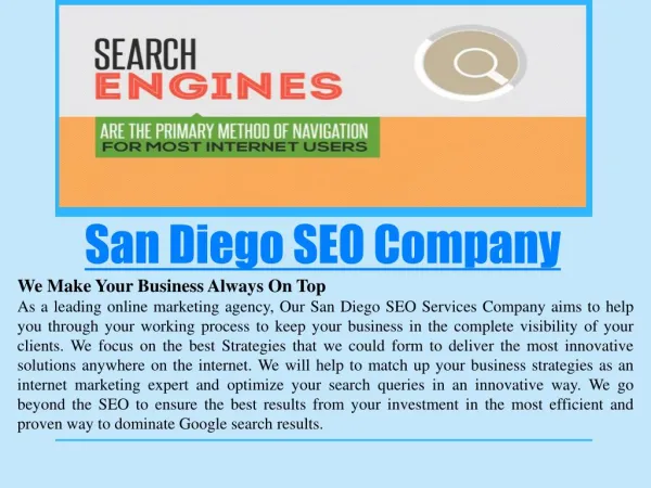 San Diego SEO Services