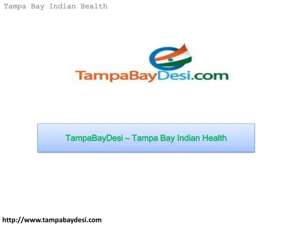 TampaBayDesi – Tampa Bay Indian Health