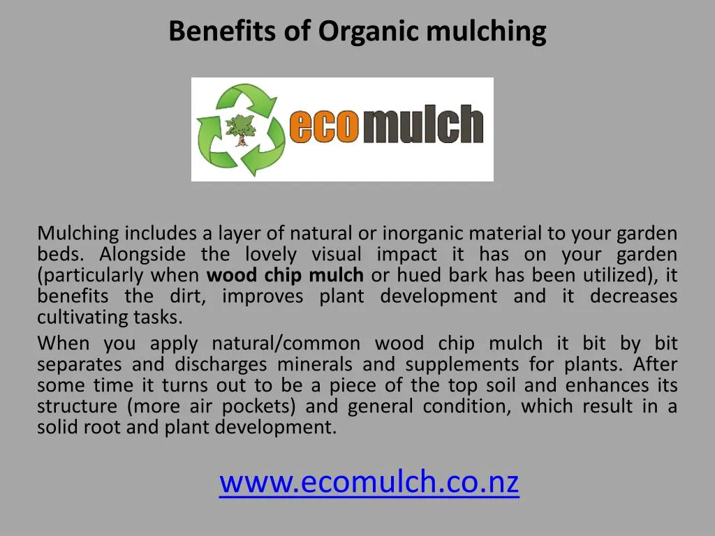 benefits of organic mulching