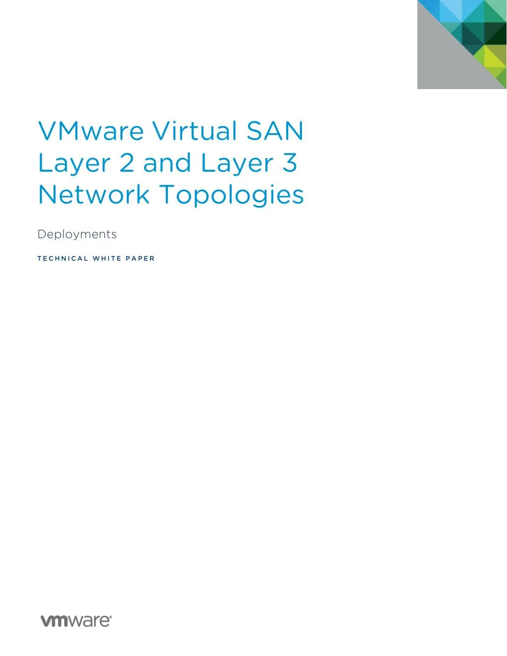 vmware virtual san layer 2 and layer 3 network