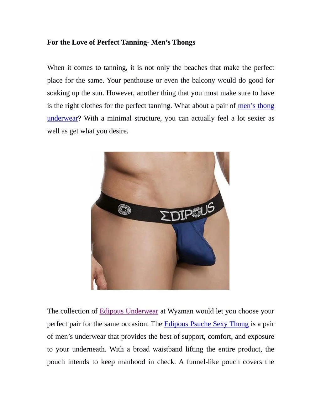 for the love of perfect tanning men s thongs