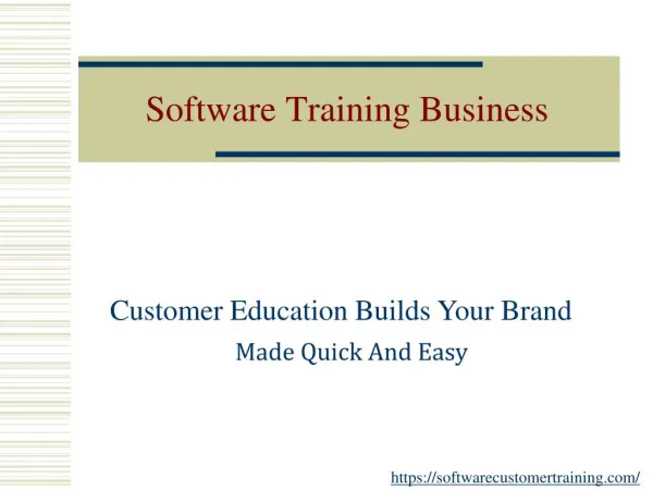 The Software Customer Training Is Becoming The Need Of The Hour
