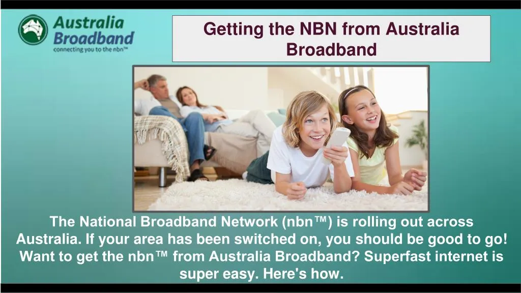 getting the nbn from australia broadband
