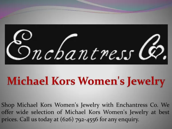 Michael Kors Women's Jewelry