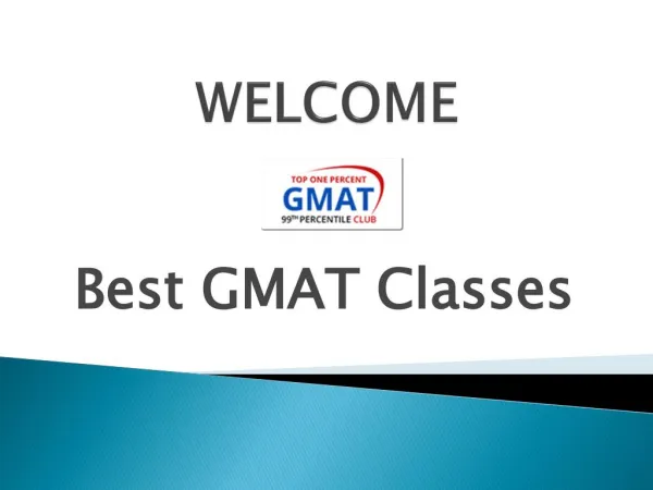 BEST GMAT CLASSES