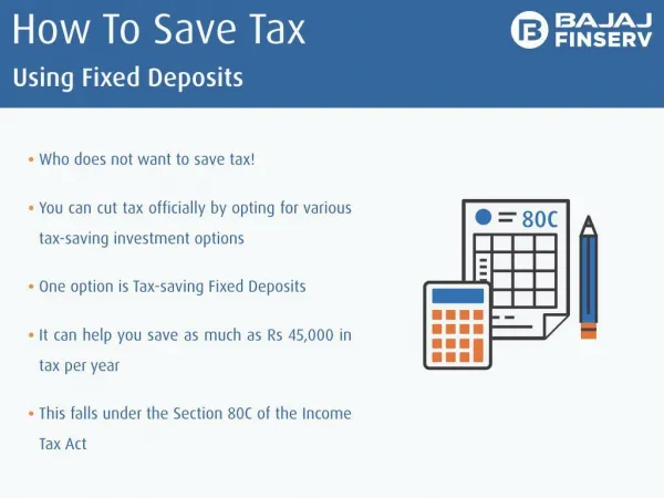 This Tricks To Help You That How to Save Tax Using Fixed Deposit