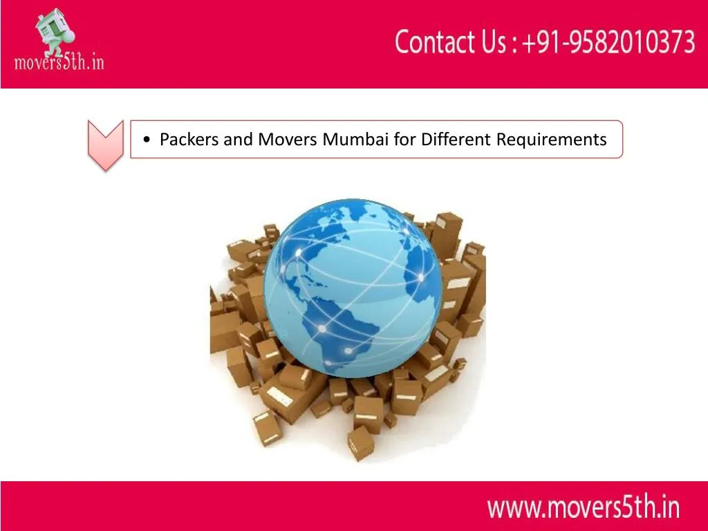 packers and movers mumbai for different