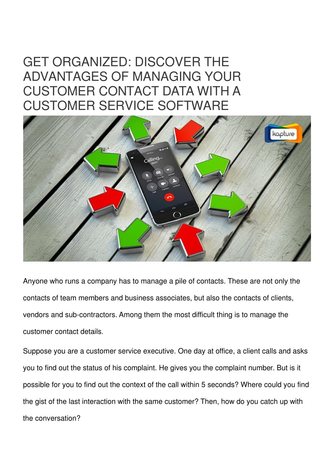 get organized discover the advantages of managing