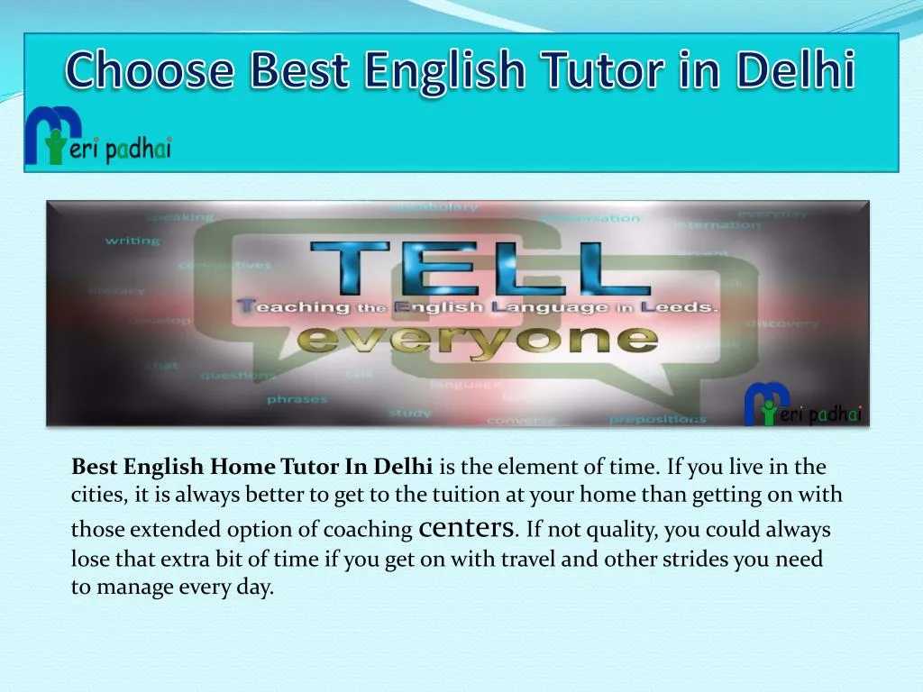 choose best english tutor in delhi