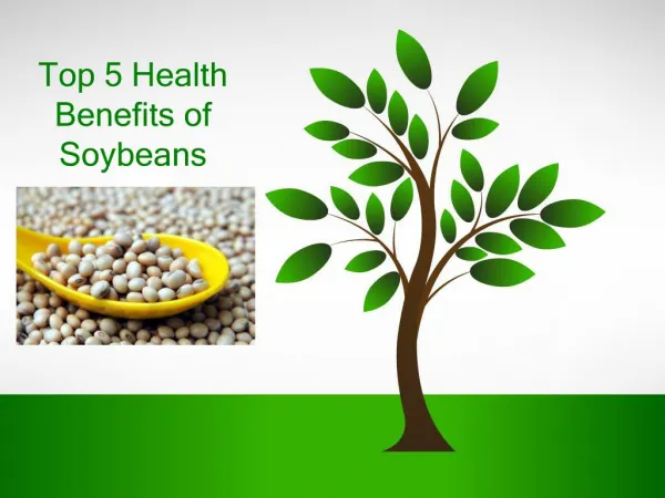 Top 5 Health Benefits of Soybeans
