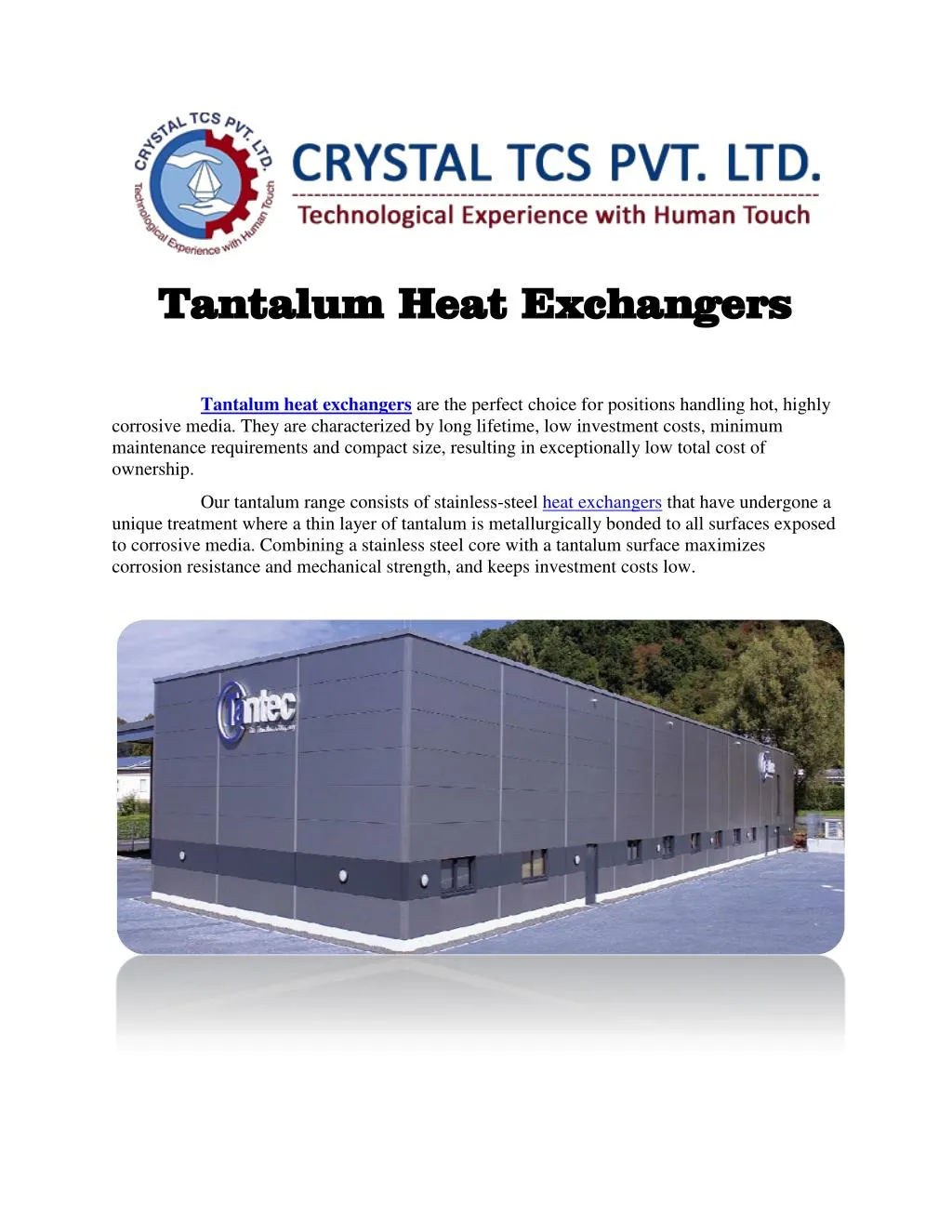 tantalum heat exchangers tantalum heat exchangers