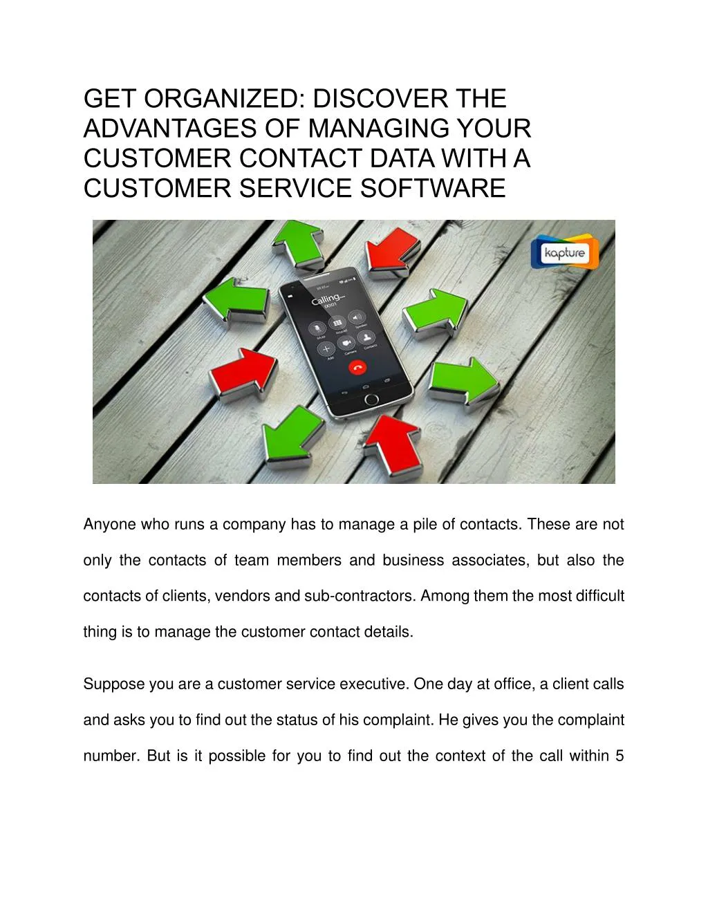 get organized discover the advantages of managing