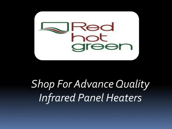 Various Types of Infrared Panel Heaters for Sale