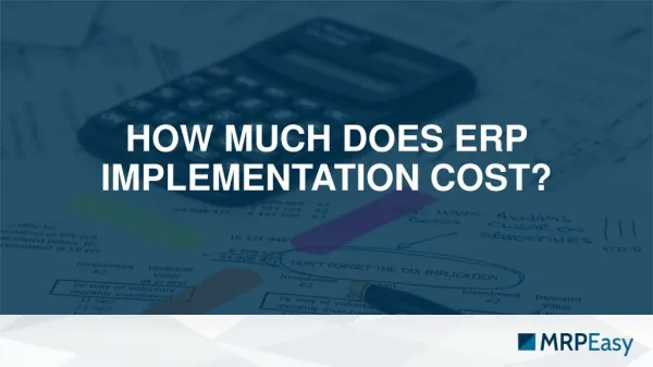 How much does ERP system implementation cost?