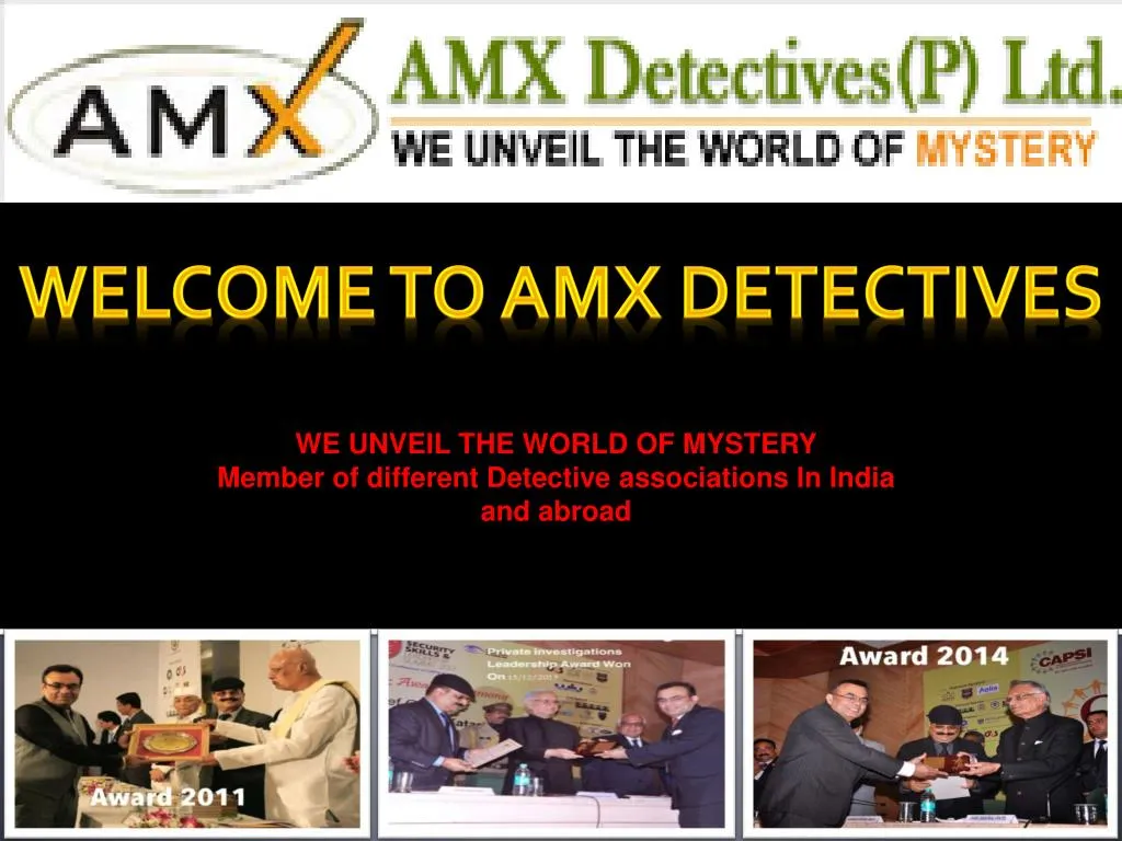 welcome to amx detectives