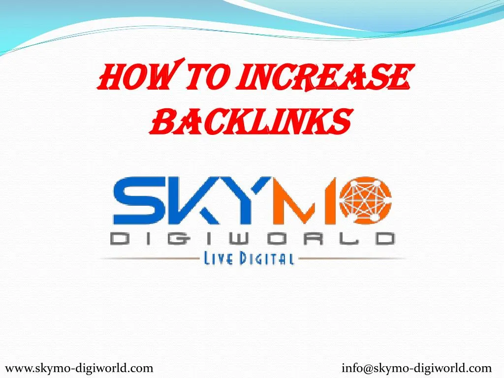 how to increase backlinks