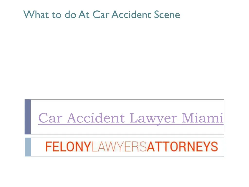what to do at car accident scene