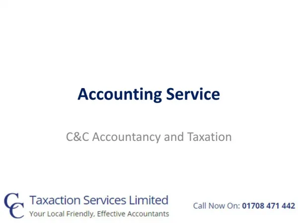 Accounting Service with C&C Accountancy