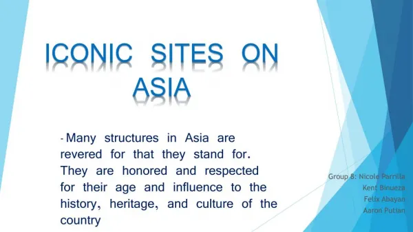 Asian Iconic Sites