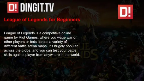League of Legends for Beginners