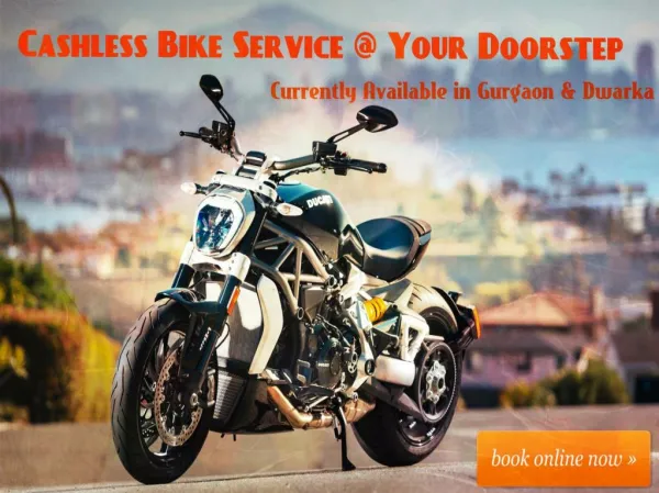 Enjoy Cashless Motorcycle Service At Your Doorstep!