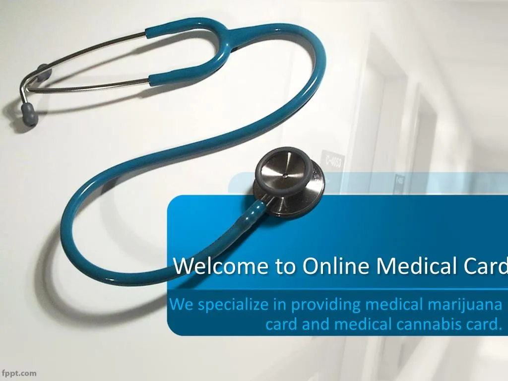 welcome to online medical card