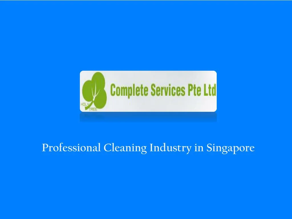 professional cleaning industry in singapore