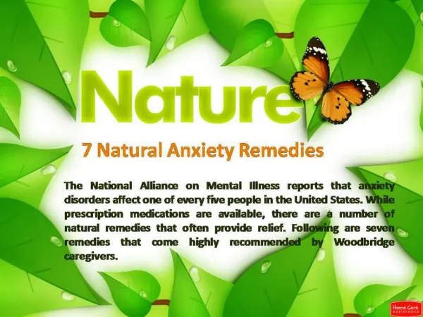 7 Natural Anxiety Remedies