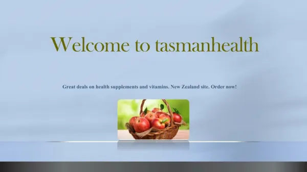tasmanhealth.co.nz | NOW Foods Apple Pectin