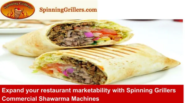 Commercial Shawarma Machines