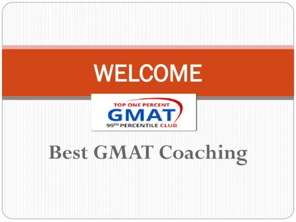 Best GMAT Coaching