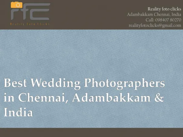 Product Photographer In Chennai