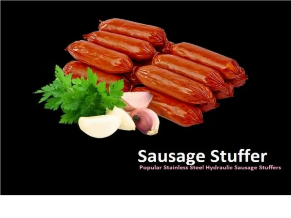 Buy Stainless Steel Vertical Sausage Stuffer