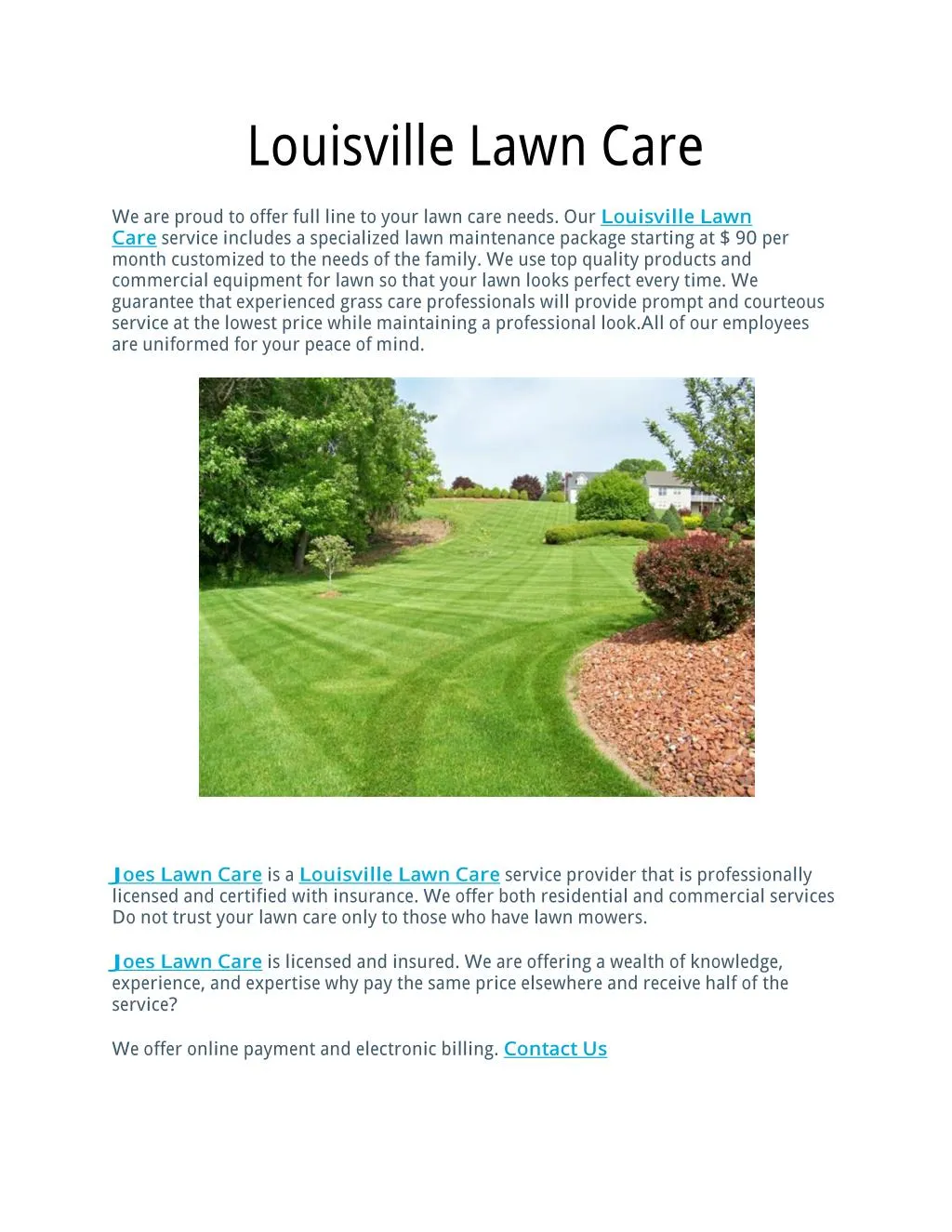louisville lawn care