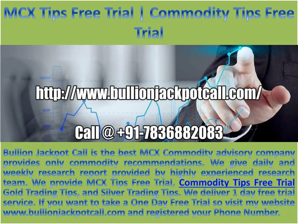 mcx tips free trial commodity tips free trial