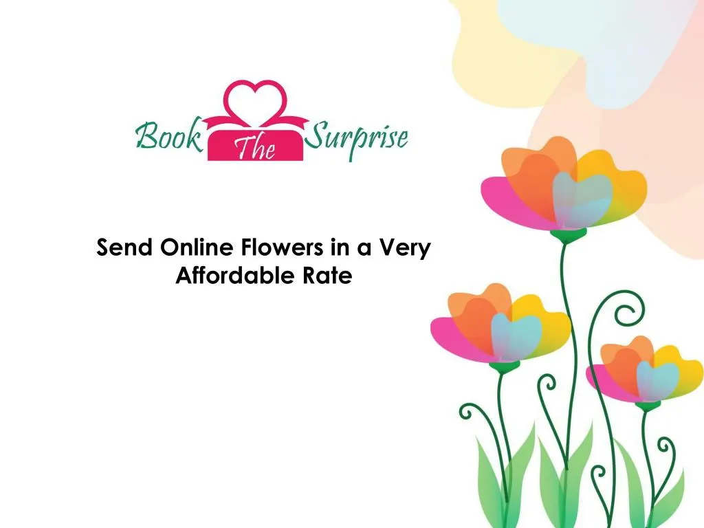 send online flowers in a very affordable rate