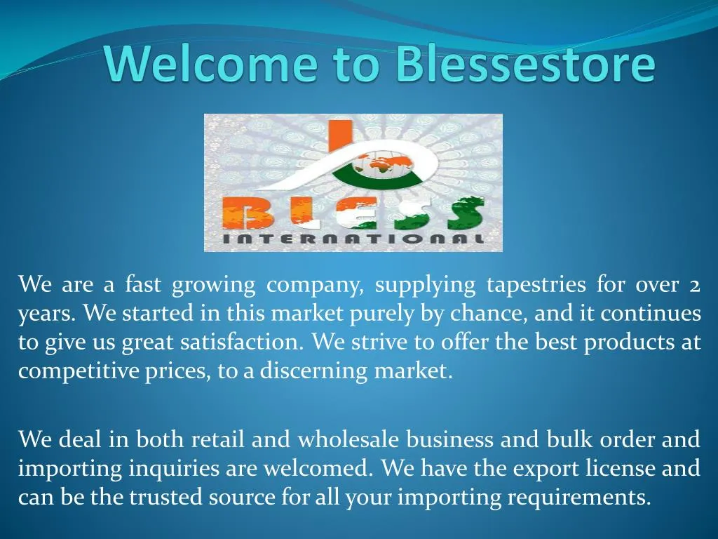 welcome to b lessestore