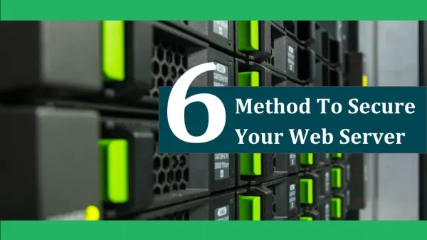 6 Method to Secure Your Web Server