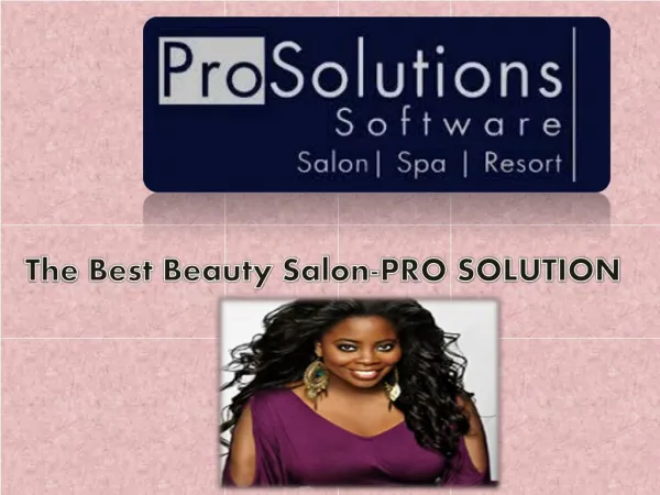 The Best Beauty Salon-PRO SOLUTION