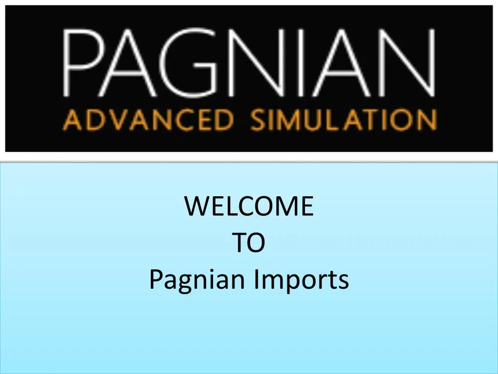 welcome to pagnian imports