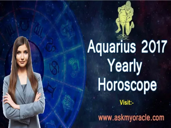 Aquarius Astrology Forecast 2017 | Aquarius Career Horoscope