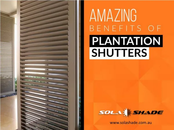 Amazing Benefits of Plantation Shutters in Perth
